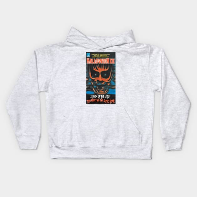 Halloween 3: Season of the Witch Kids Hoodie by VHS Retro T-Shirts